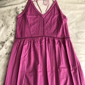 Loft Cotton Summer A-line Dress
